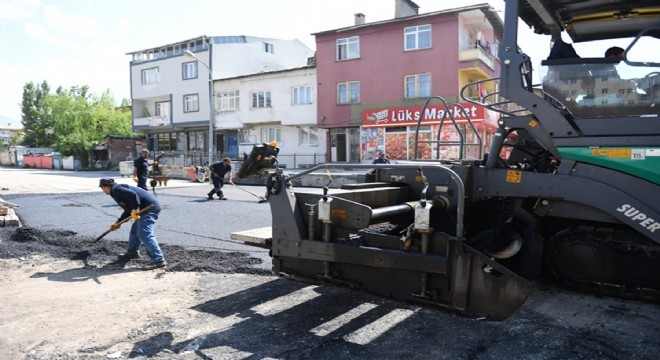 Yakutiye'de asfaltlama seferberliği