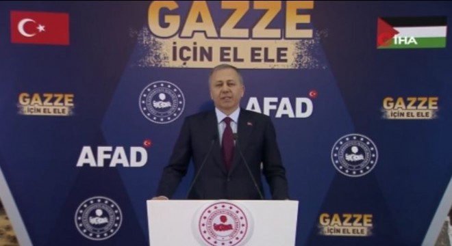 Yerlikaya: 'Dünya sussa, Türkiye susmaz'