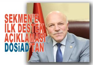 Sekmen'e ilk sivil destek DOSİAD'tan