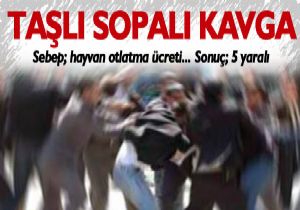 Erzurum'da kavga: 5 yaralı