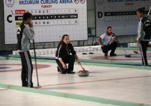 Erzurum'da curling heyecanı