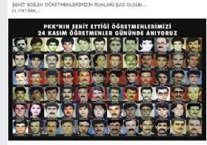 Şehit Öğretmenlere vefa