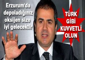 Kılıç sporculara Erzurum'u hatırlattı