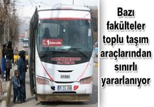 Üniversite içi toplu taşım güzergahı değ