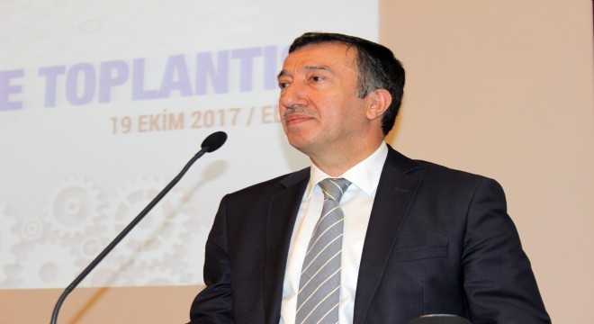 Çiçek, OSBÜK'te konuştu