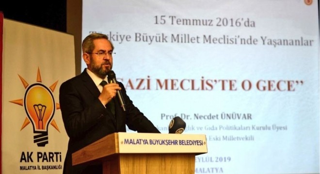 Ünüvar, Gazi Meclis'te O Gece'yi anlattı