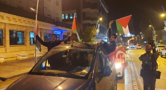 İsrail'in hastane saldırısına Erzurumlulardan tepki